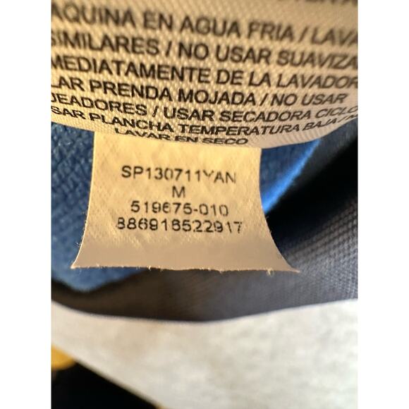 Air Jordan Hoodie Men's M Blue Striped Melo Dri Fit Nike Rep Drawstring - Picture 9 of 13